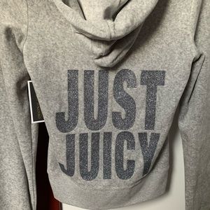Silver/Gray Juicy Couture Sweatshirt w Zipper
